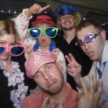 Group of people at a party.